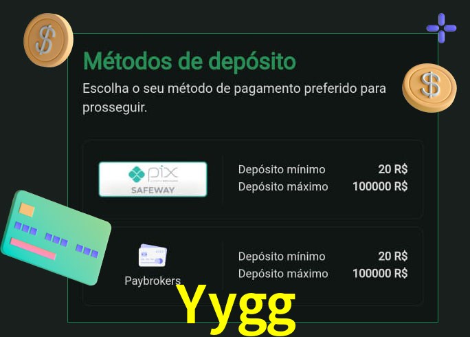O cassino Yygg oferece uma grande variedade de métodos de pagamento